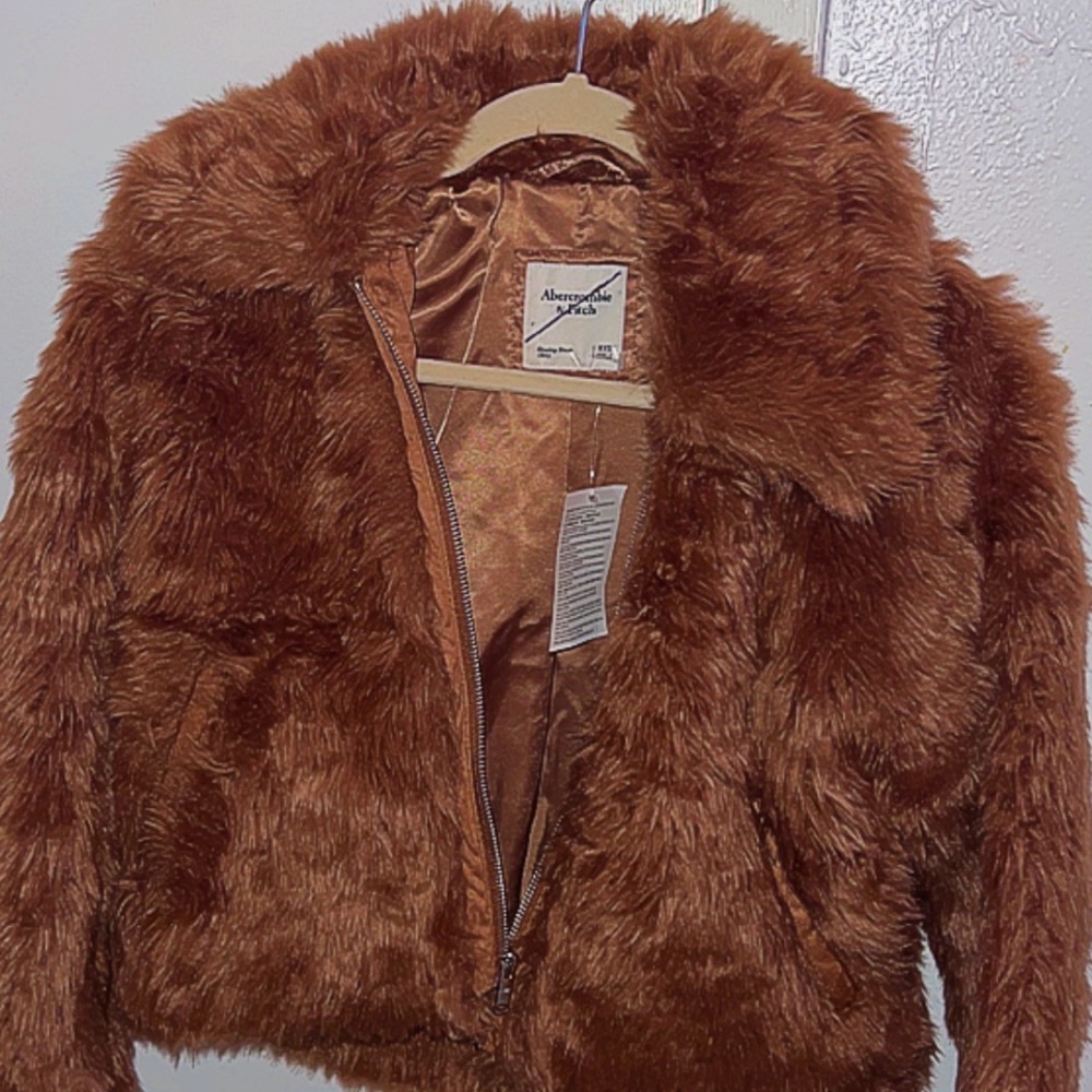 Abercrombie and Fitch Faux Fur Jacket
